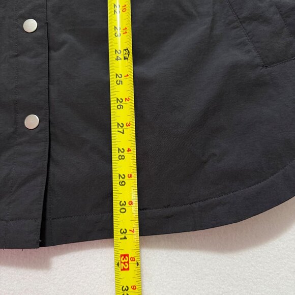 Time And Tru Women's Snap Button Nylon Black Quilted Jacket Size 1X 16W-18W NWOT - Picture 10 of 10